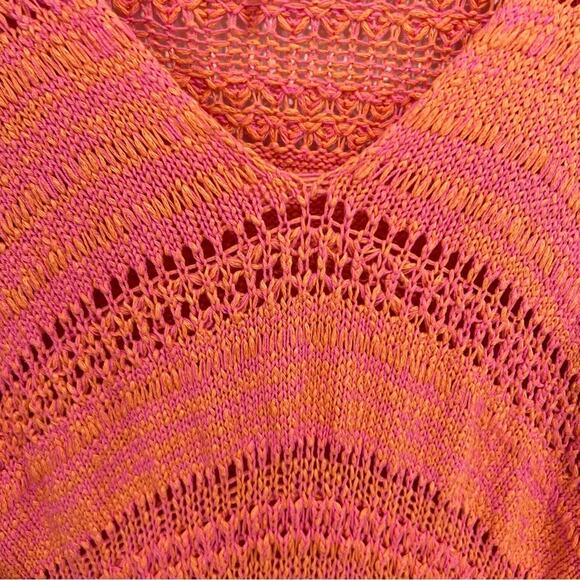 Free People Womens Hot Tropics V Neck Sweater Pullover Long Sleeve XS - Picture 6 of 9